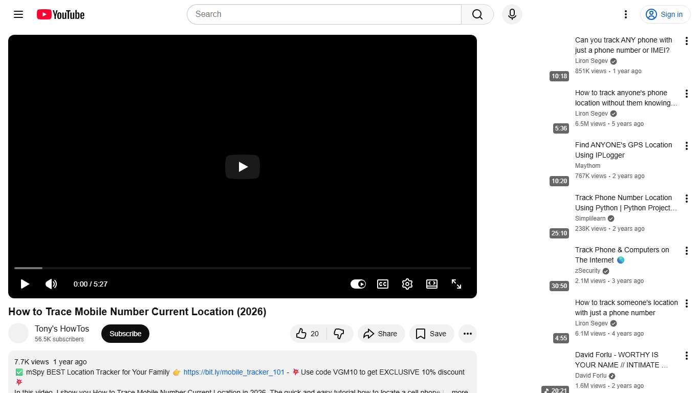 How to Trace Mobile Number Current Location (2026) - YouTube